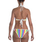 Colored Stripe Bikini