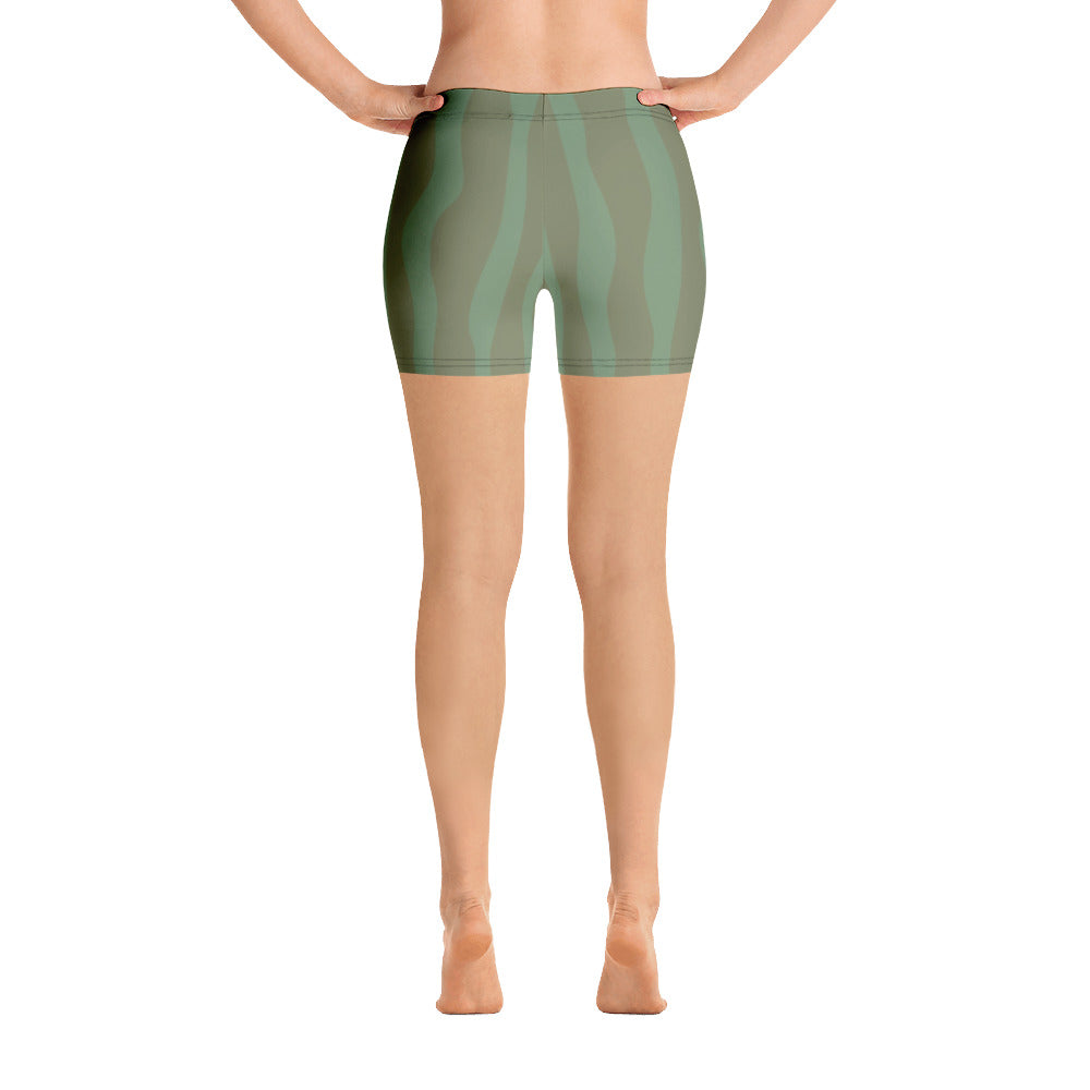 Two Tone Green Shorts